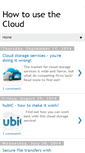 Mobile Screenshot of howtousethecloud.net
