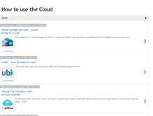 Tablet Screenshot of howtousethecloud.net